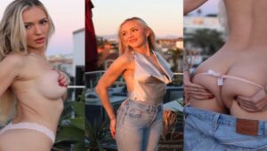 Abby Rao Outdoor Striptease Video Leaked